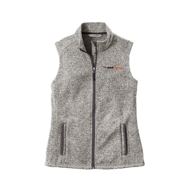 Picture of Roadrunner Women's Grey Sweater Fleece Vest