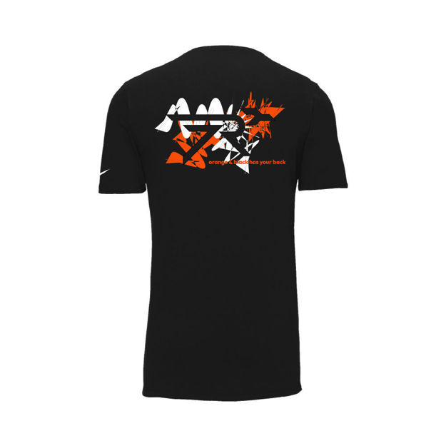 Picture of Roadrunner Orange & Black Has Your Back Graffiti Dri Fit Shirt